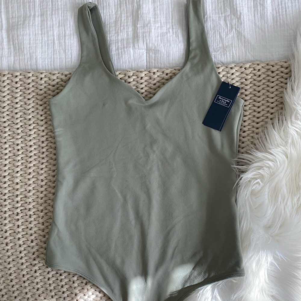 Sage Green Abercrombie Body Suit